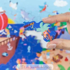 Les pirates en vacances de Thibaux - Puzzle Michèle Wilson
