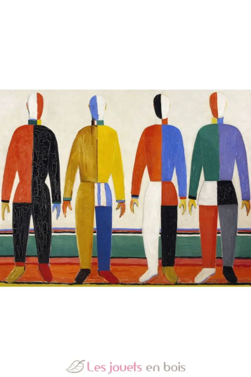 Les sportifs de Malevitch - Puzzle Michèle Wilson