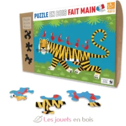 Le tigre d'Olivier Lake - Puzzle Michèle Wilson