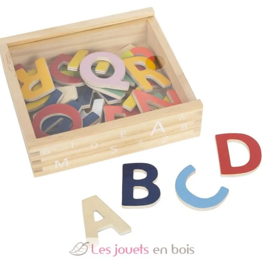 Lettres magnétiques colorées multicolores Small Foot Compagny