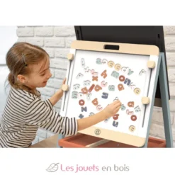 Lettres magnétiques en bois - 60 pièces - Speedy Monkey