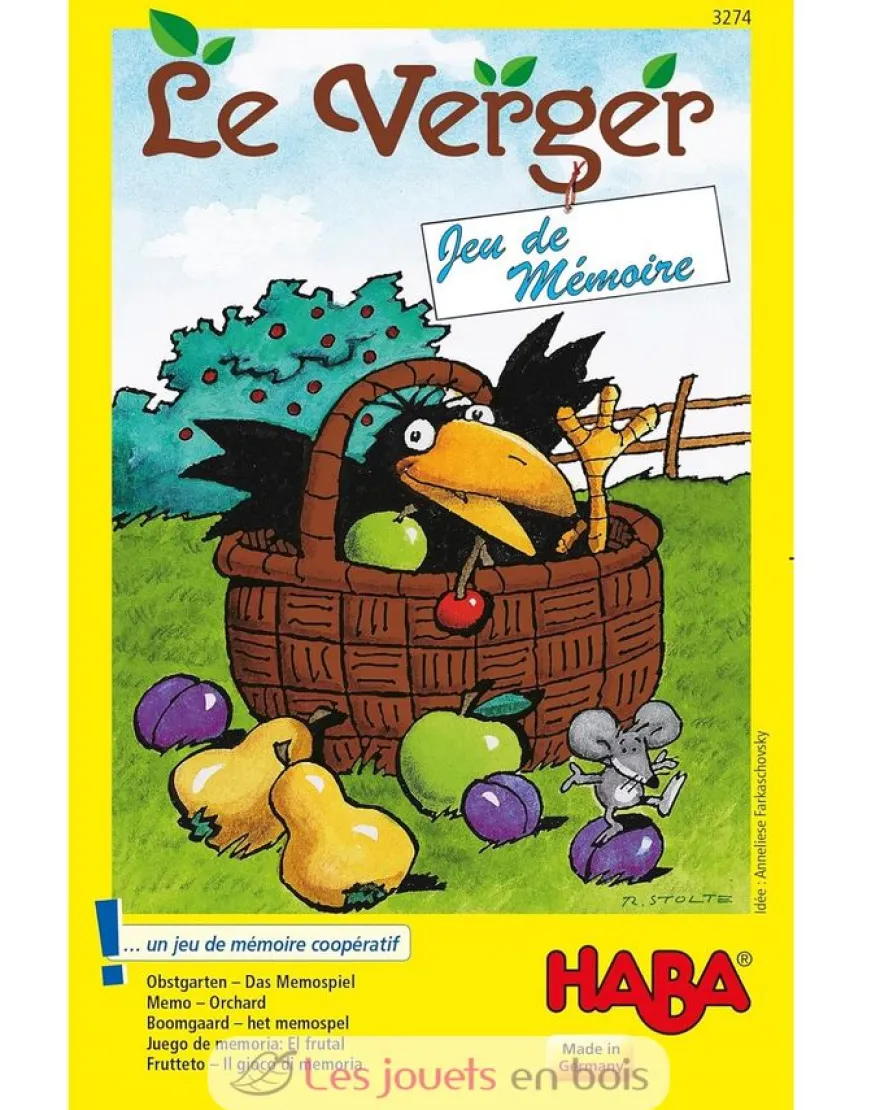 Le verger - jeu de mémoire - Haba