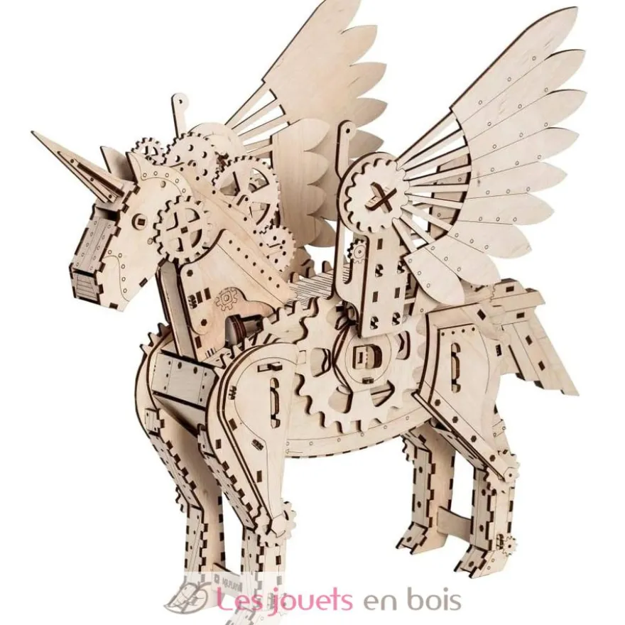 licorne Mécanique - Puzzle 3D en bois - Mr. Playwood