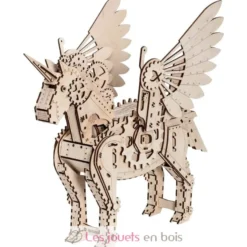 licorne Mécanique - Puzzle 3D en bois - Mr. Playwood
