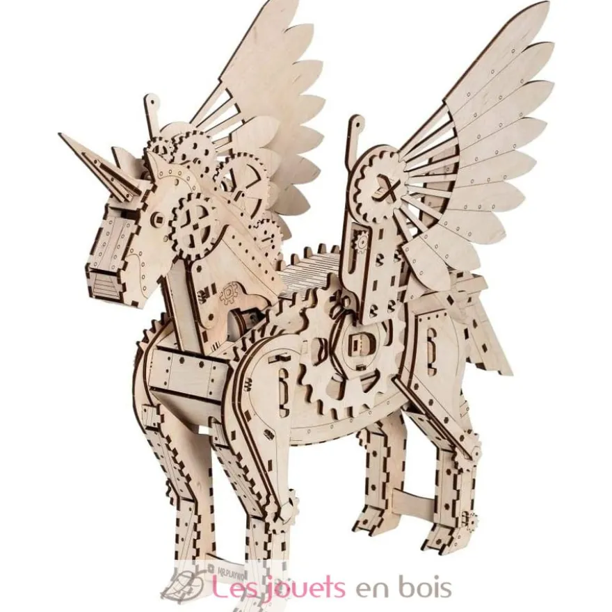 licorne Mécanique - Puzzle 3D en bois - Mr. Playwood