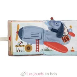 Livre d'activités en tissu Le garage de Jules - Lilliputiens
