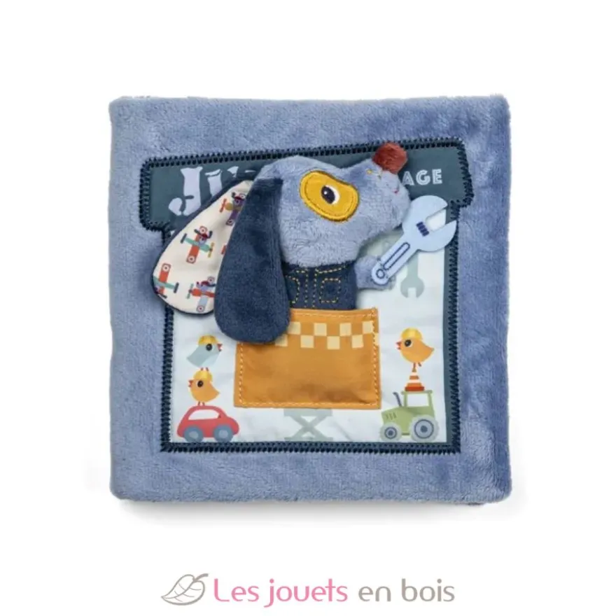 Livre d'activités en tissu Le garage de Jules - Lilliputiens