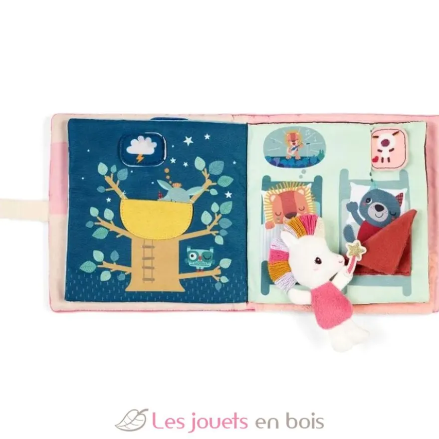 Livre d'activités en tissu Lena chasse les cauchemars - Lilliputiens