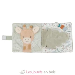 Livre d'activités en tissu Safari Friends vert - Little Dutch