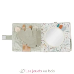 Livre d'activités en tissu Safari Friends vert - Little Dutch
