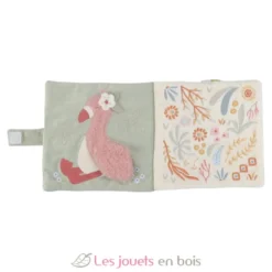 Livre d'activités en tissu Safari Friends vert - Little Dutch