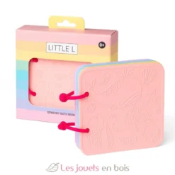 Livre de bain en silicone rose - Little L