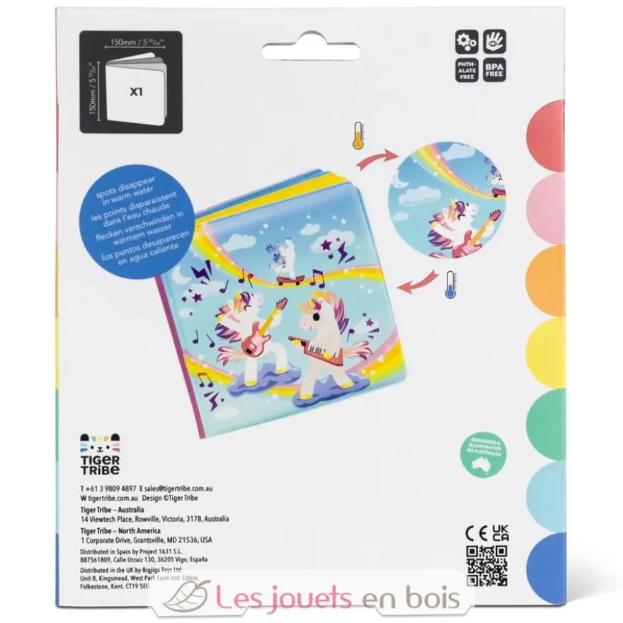 Livre de bain Licornes - Tiger Tribe