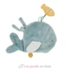 Livre d'éveil Sally la baleine marbre vert - Nattou