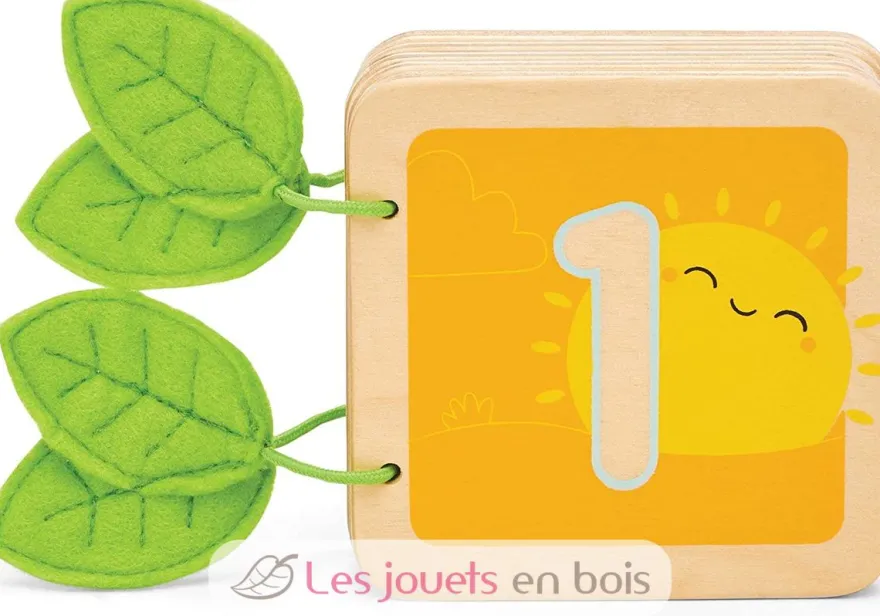 Livre en bois - Je compte de 1 à 10 - Le Toy Van