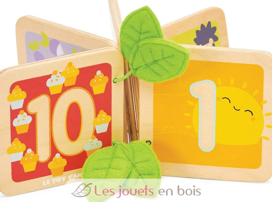 Livre en bois - Je compte de 1 à 10 - Le Toy Van