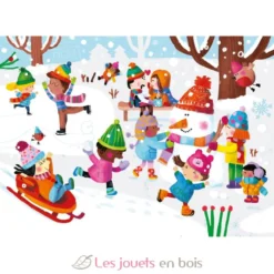 Livre puzzles en bois Les 4 saisons - Dès 2 ans - Vilac