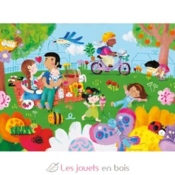 Livre puzzles en bois Les 4 saisons - Dès 2 ans - Vilac