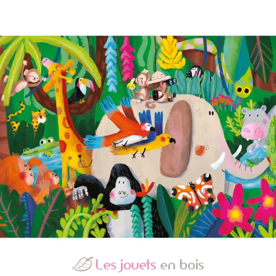 Livre puzzles en bois Voyage et aventures - Dès 2 ans - Vilac