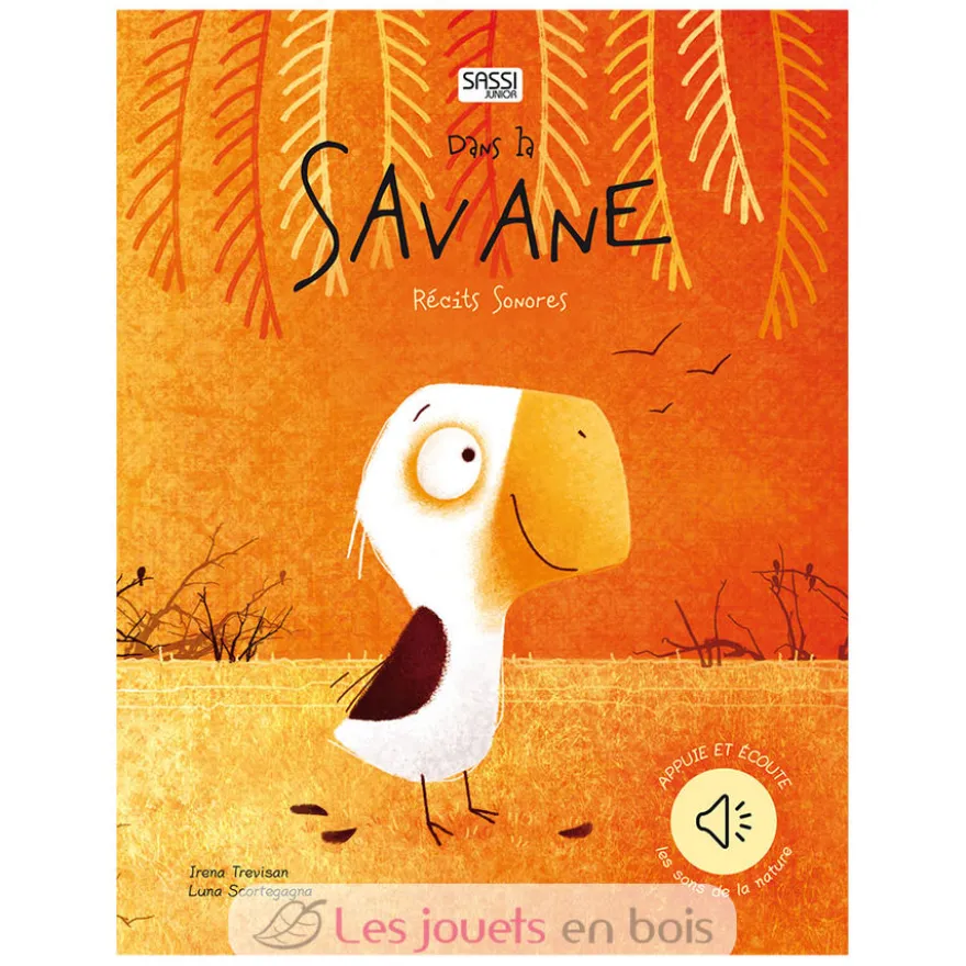 Livre sonore - Dans la savane - Sassi Junior