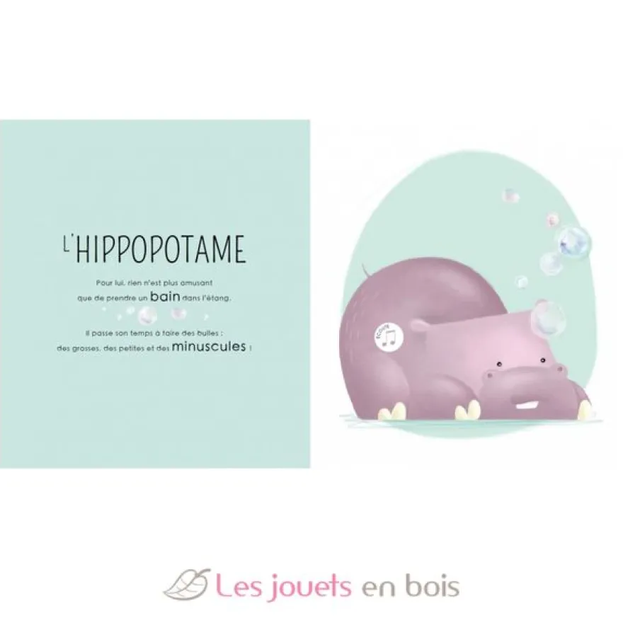 Livre sonore - Les petits habitants de la savane - Sassi Junior