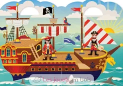 Livret d'autocollants reliefs repositionnables pirates - Melissa & Doug