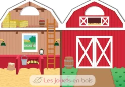 Livret d'autocollants reliefs repositionnables ferme - Melissa & Doug