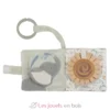 Livret en tissu Safari Friends vert - Little Dutch