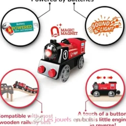 Locomotive électrique rouge - Hape