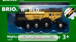 Locomotive Multifonctions dorée - Brio