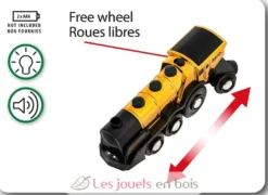 Locomotive Multifonctions dorée - Brio