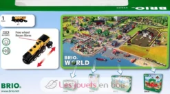 Locomotive Multifonctions dorée - Brio