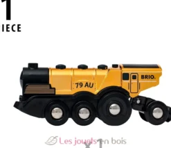 Locomotive Multifonctions dorée - Brio