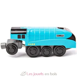 Locomotive à piles Mallard bleue - Bigjigs Toys