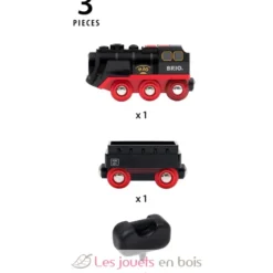 Locomotive à piles à vapeur - Brio