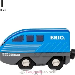 Locomotive à rétrofriction bleue - Brio