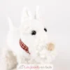 Lola le chien en peluche blanc 17 cm - Egmont Toys