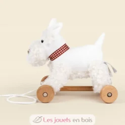 Lola le chien à tirer blanc - Egmont Toys
