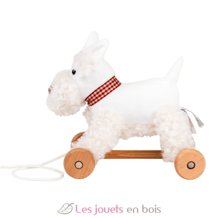 Lola le chien à tirer blanc - Egmont Toys