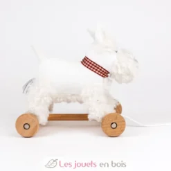 Lola le chien à tirer blanc - Egmont Toys