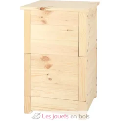 Lombricomposteur en bois naturel - Esschert Design