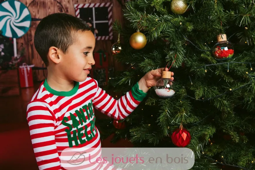 Lot de 3 boules de Noël sensorielles - Petit Boum