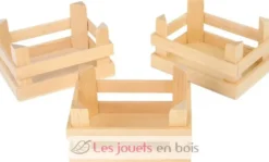 Lot de 3 petites caisses en bois - Small Foot company