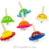 Lot de 6 toupies bébêtes - Ulysse