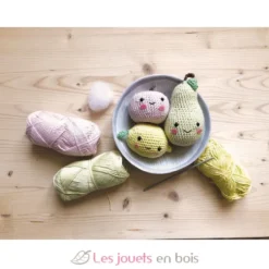 Lovely box - Kit de crochet Amigurumi Fruits - Dès 10 ans - Sycomore
