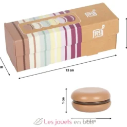Macarons en bois Fresh multicolores - Small foot