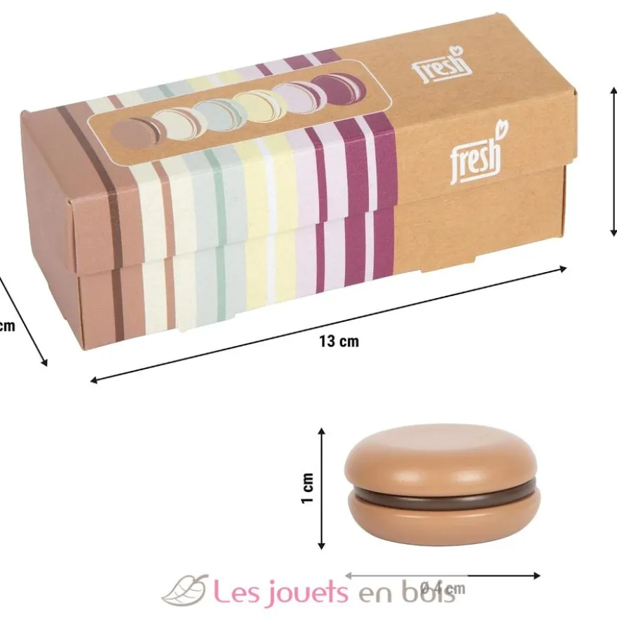 Macarons en bois Fresh multicolores - Small foot