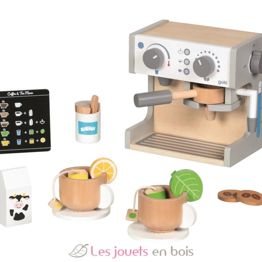 Machine à café et à thé blanche et grise - Goki