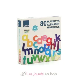 Magnets alphabet minuscule 80 pcs - Vilac