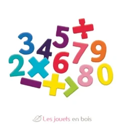 Magnets en bois 58 chiffres - Vilac
